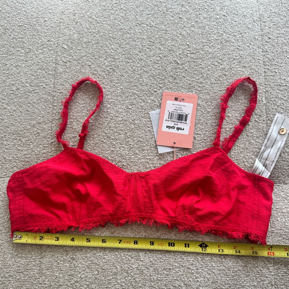 NWT CULT GAIA EZA BRA TOP - LOLLIPOP- SIZE 10 - Picture 9 of 10